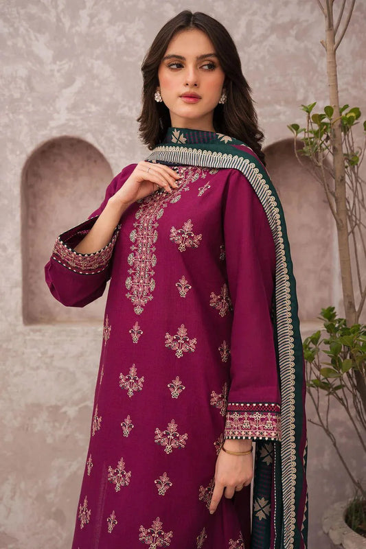 MOST HIT ARTICLES 3 Pcs Women's Unstitched Embroidered Suit