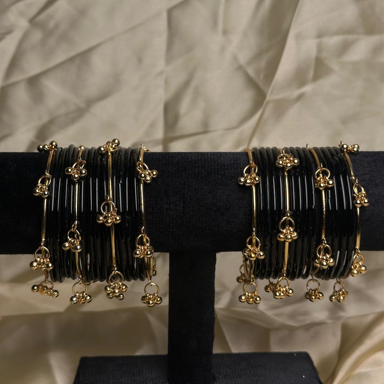 Kashmiri Bangles (Black)