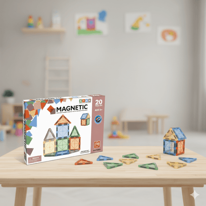 Tiles Magnetic Building Blocks for Kids - Toynix