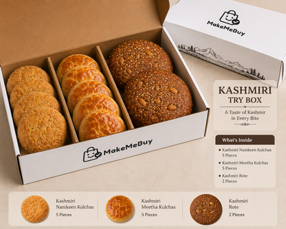 Kashmiri Kulcha & Rote Try Box