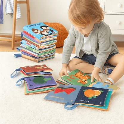 3D Early Education Cloth Book For Kids - Toynix