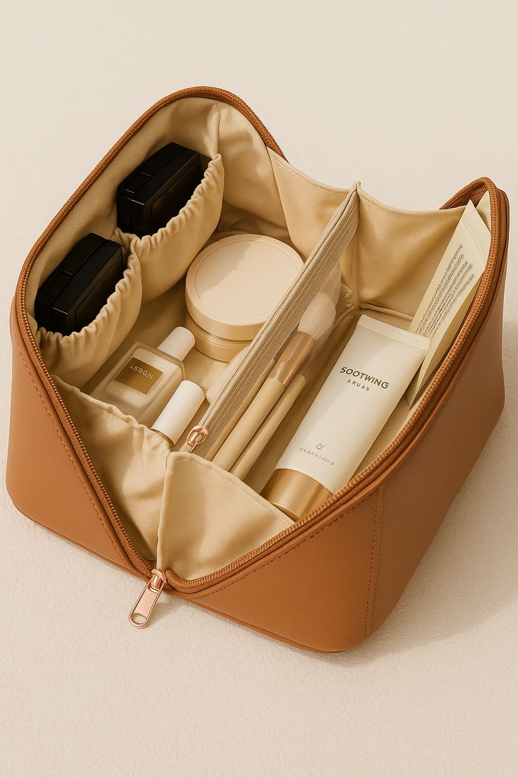 Makeup Storage Bag – Comprehensive Organizer for Brushes and Toiletries