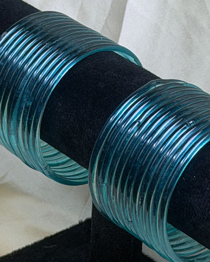 Jelly Bangles (Ocean Blue)