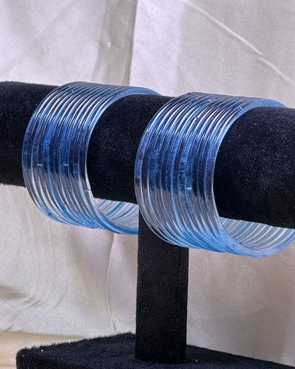 Jelly Bangles (Ice Blue)