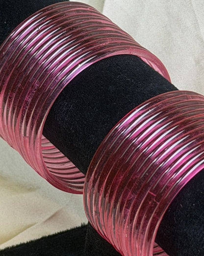 Jelly Bangles (Pink)