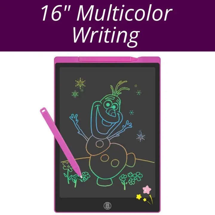 LCD Multicolor Screen Writing Tablet Erasable Writing Board - Toynix