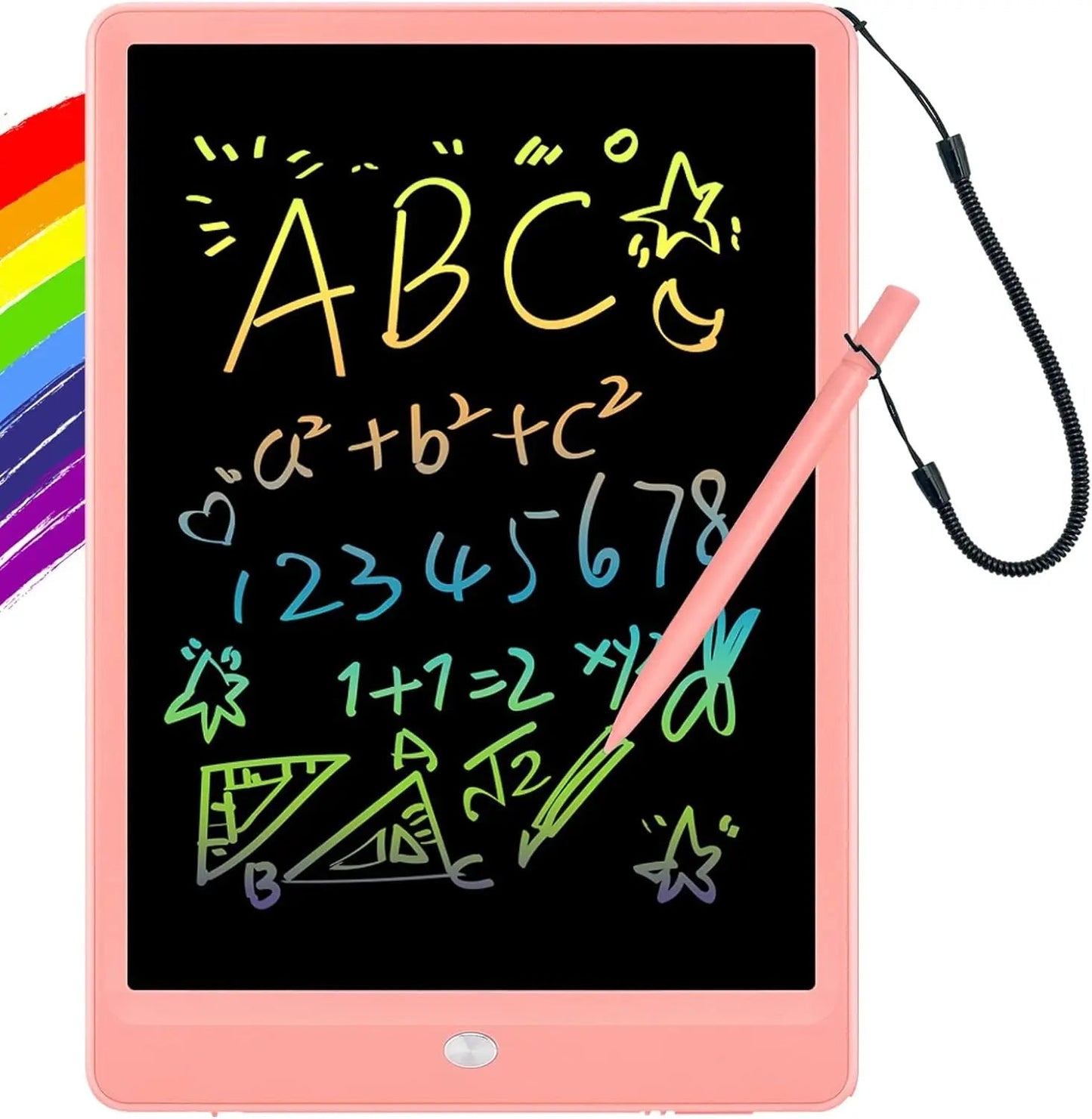 LCD Multicolor Screen Writing Tablet Erasable Writing Board - Toynix