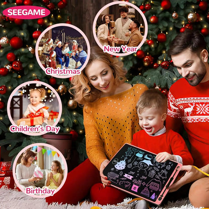 LCD Multicolor Screen Writing Tablet Erasable Writing Board - Toynix