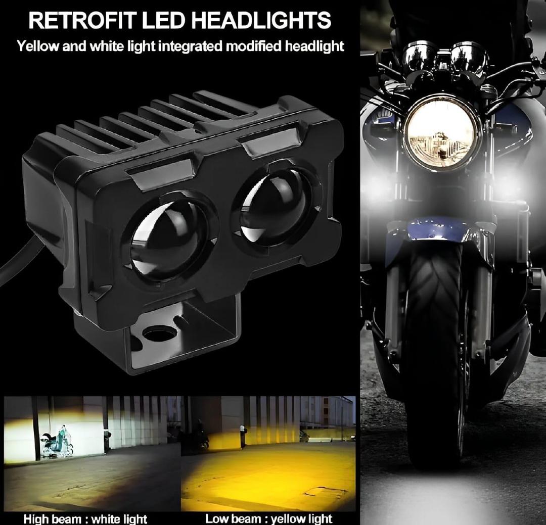 Waterproof High Brightness Fog Lights for Bikes, Cars & Off-Road Vehicles