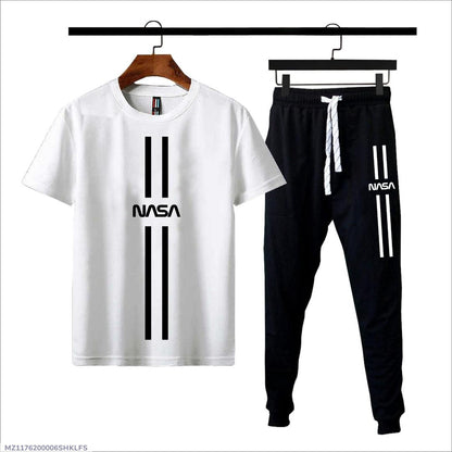 Men’s NASA Graphic White T-Shirt – 2PCS Premium (M–XL)