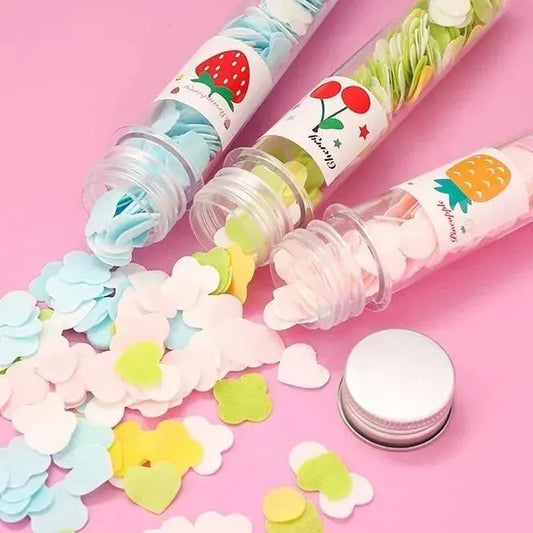 Scented Paper Soap Sheets (100 Pcs) – Portable Hand Wash for Travel & Daily Use