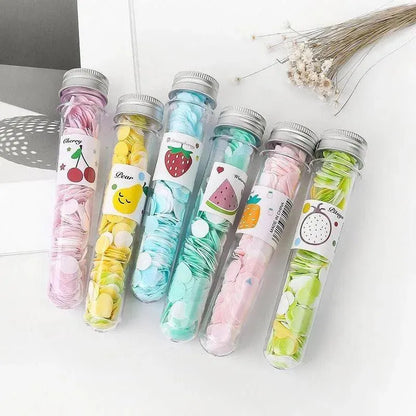Scented Paper Soap Sheets (100 Pcs) – Portable Hand Wash for Travel & Daily Use
