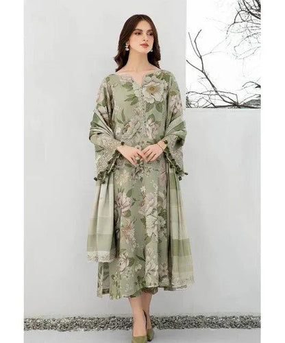 MIX DIGITAL PRINT 3Pcs Unstitched Digital Print Suit