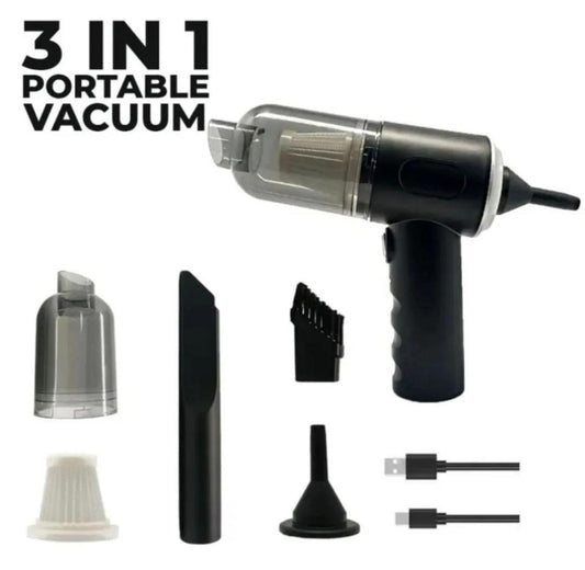 Portable Handheld Vacuum Cleaner – Strong Suction 120W