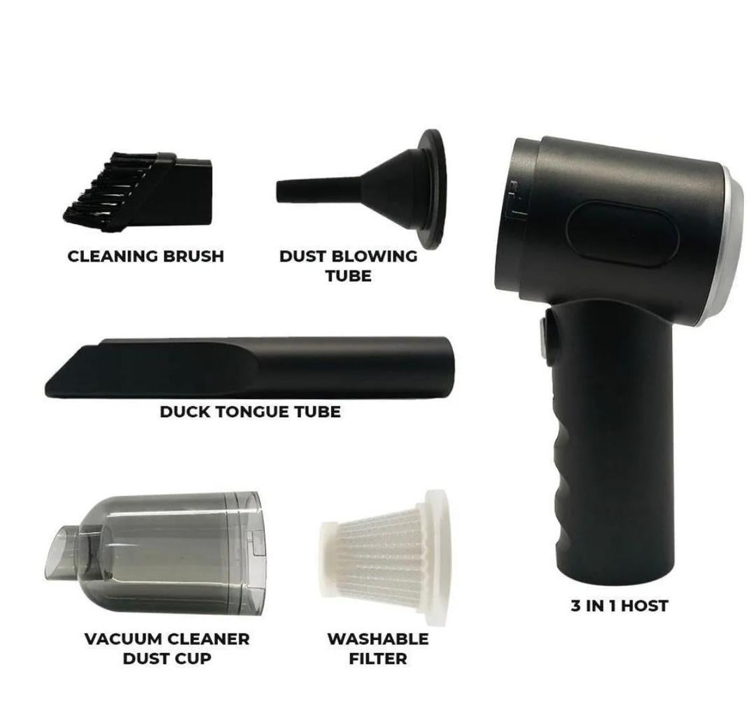 Portable Handheld Vacuum Cleaner – Strong Suction 120W