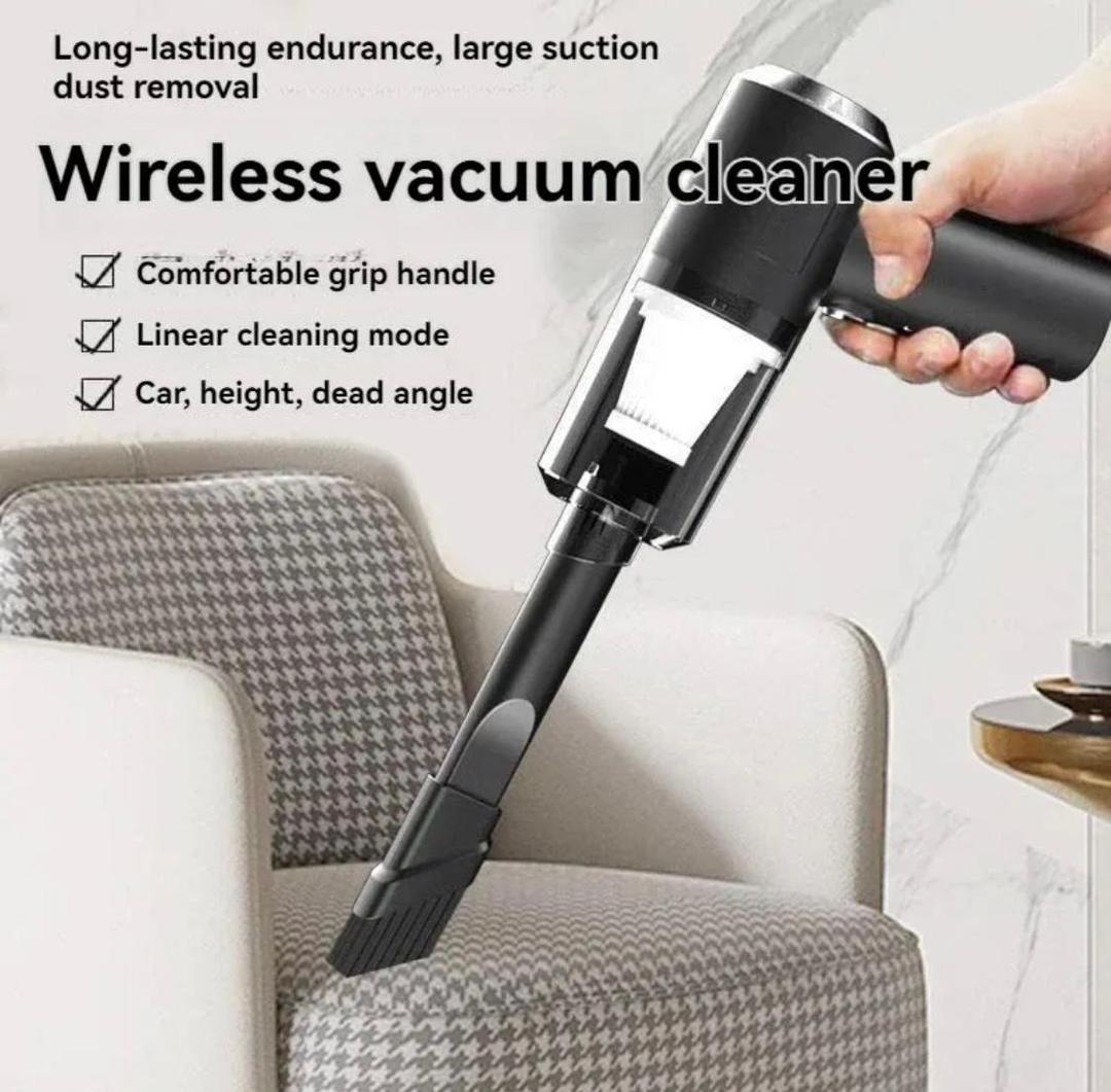 Portable Handheld Vacuum Cleaner – Strong Suction 120W