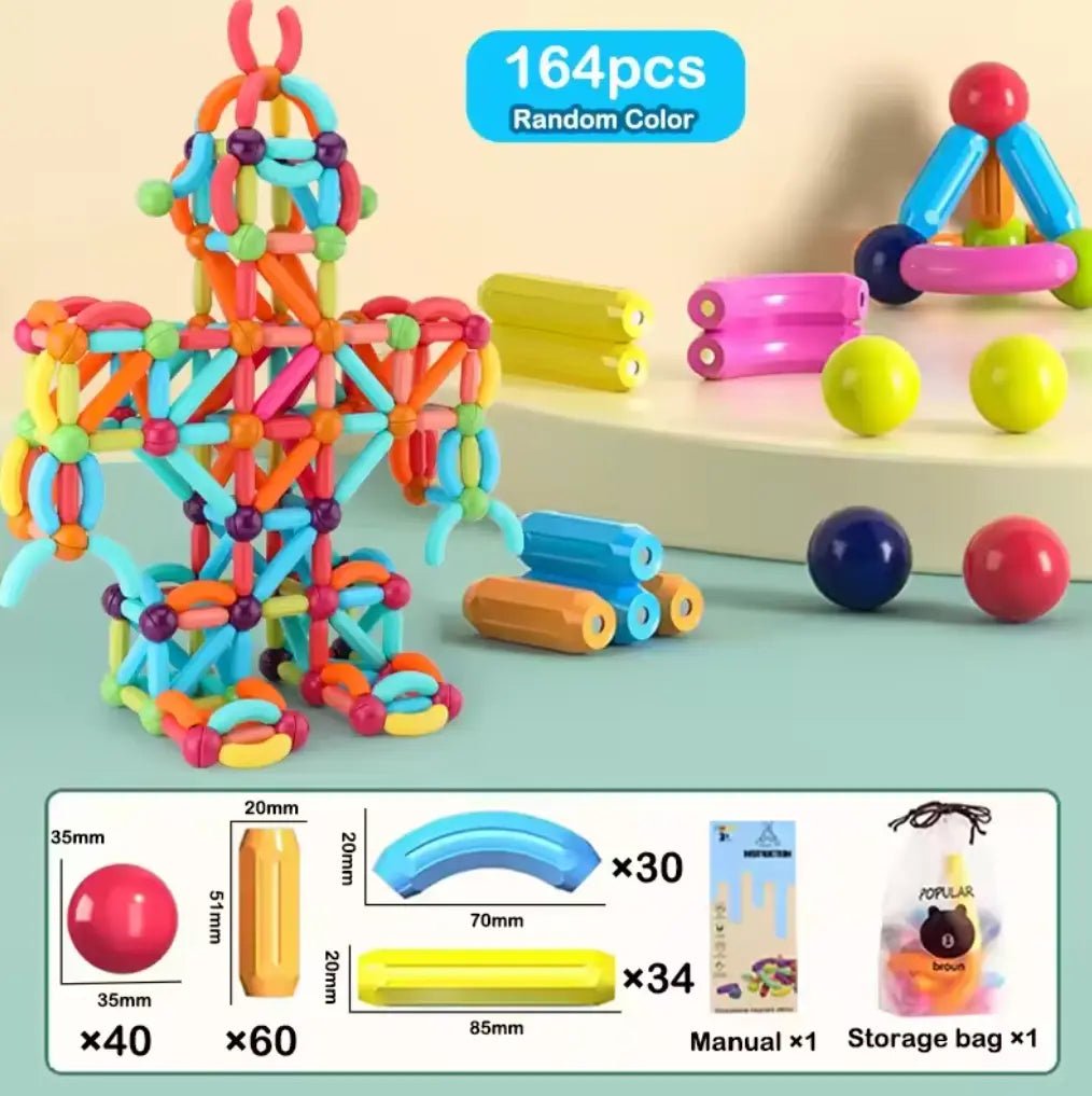 Magnetic Building Blocks Educational Toy - Toynix