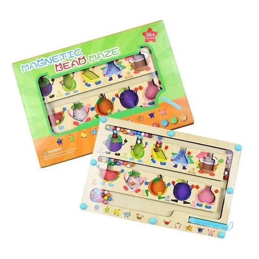 Wooden Magnetic Color Classification Maze - Toynix