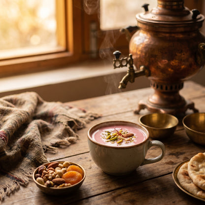 Premium Kashmiri Pink Tea (Ghulabi Chai) – Pure Gulabi Chai Leaves | MakeMeBuy.pk