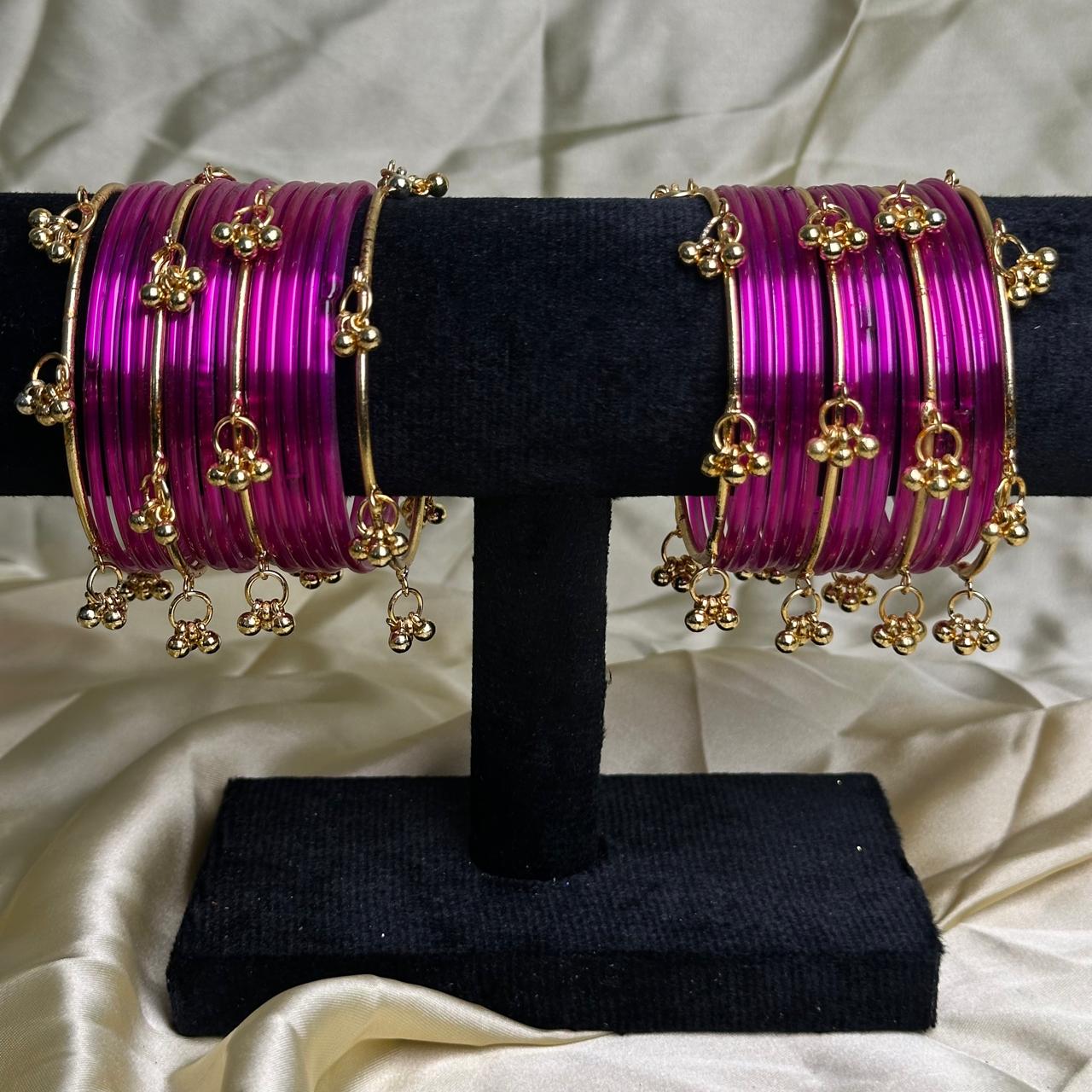 Kashmiri Bangles (Pink)