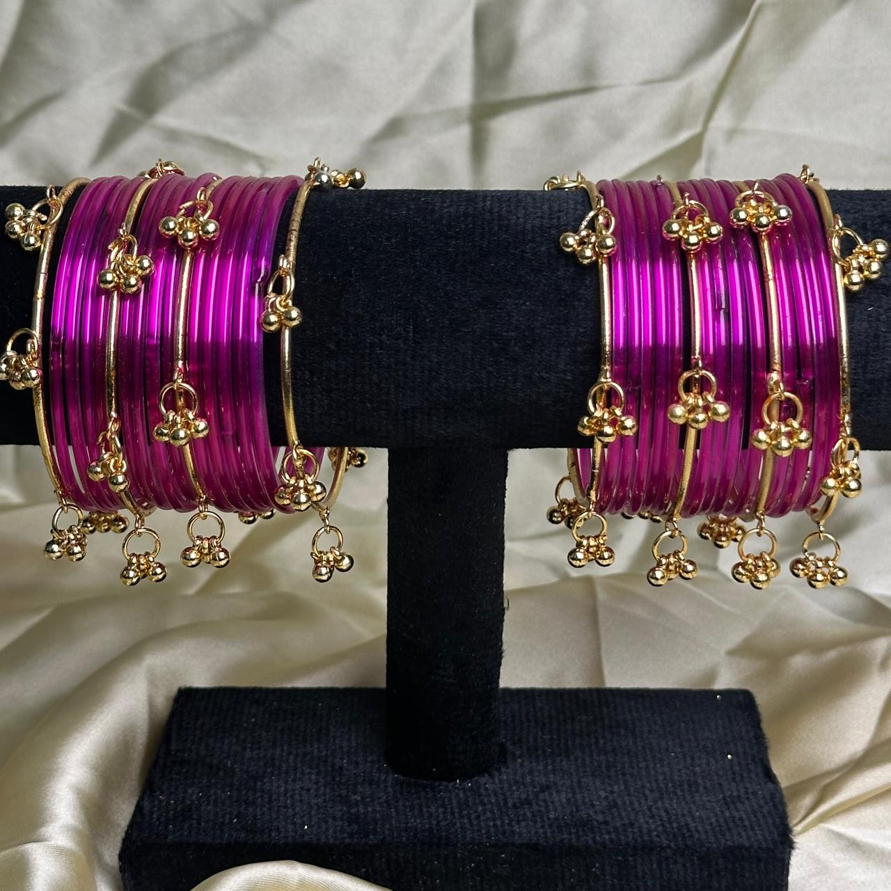 Kashmiri Bangles (Pink)