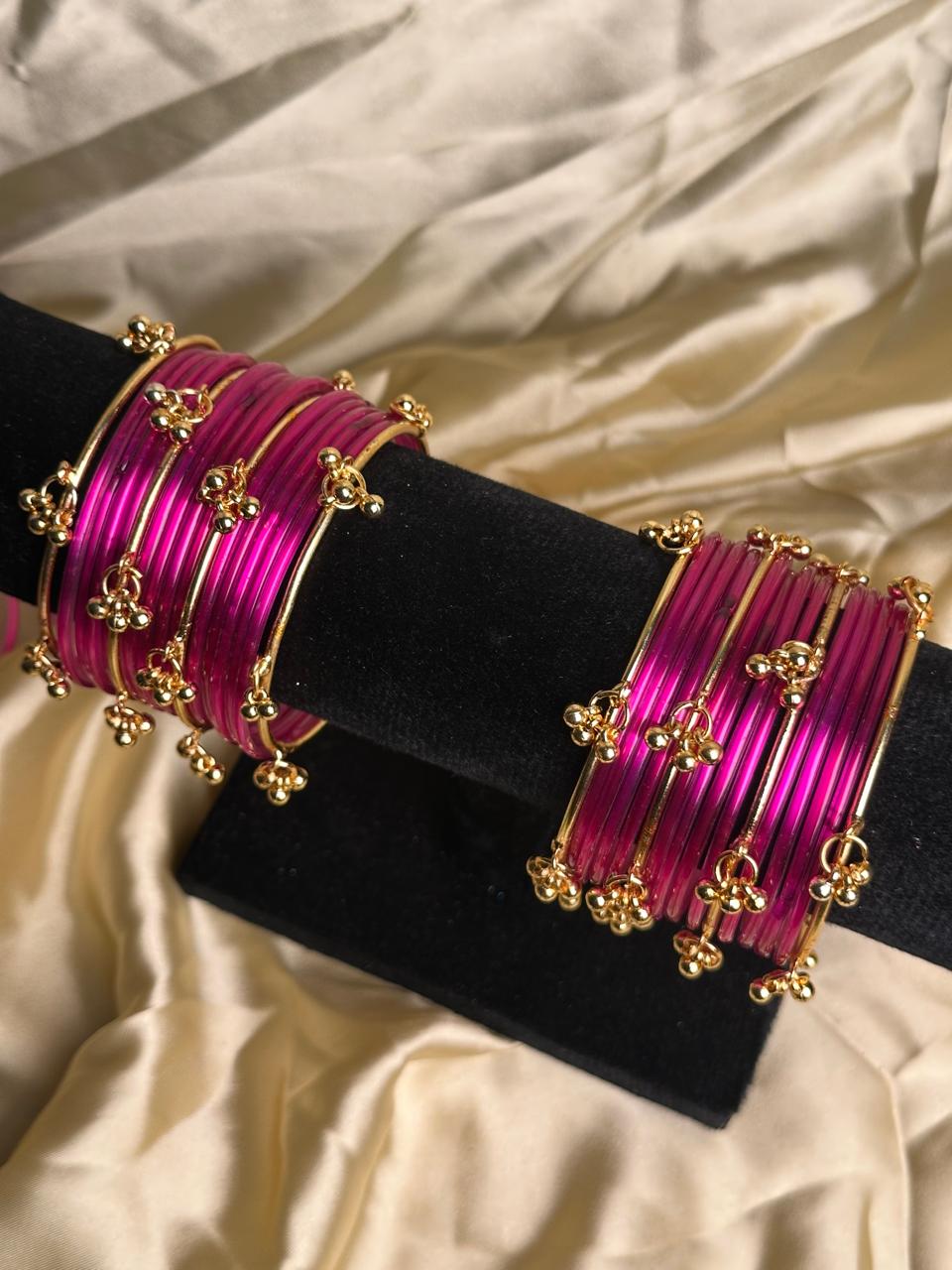 Kashmiri Bangles (Pink)